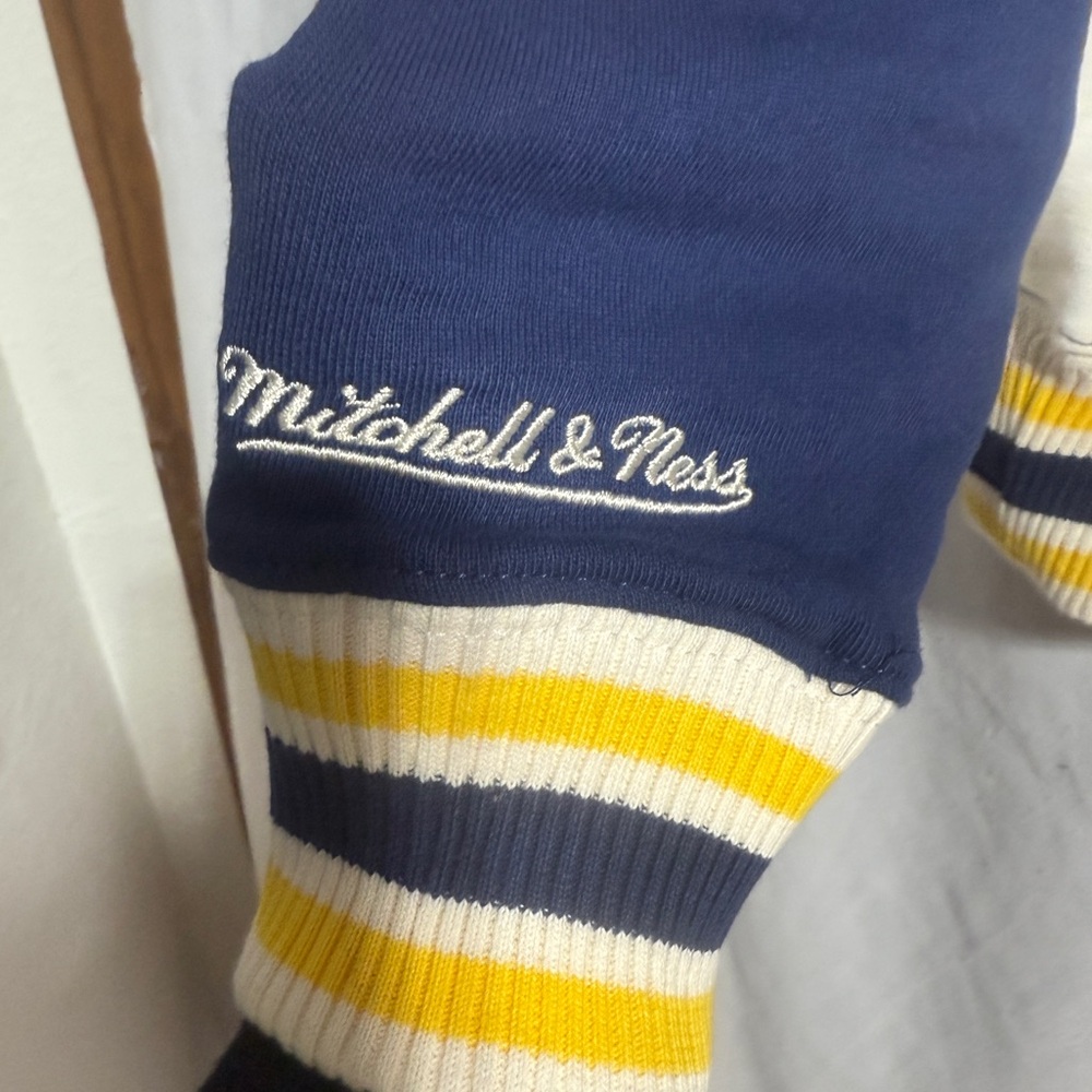 NCAA Michigan Hoodie Mitchell and Ness Full Zip Men’s XL new with tags - Picture 2 of 13